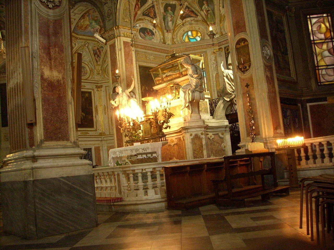 Caterina Fieschi Adorno s tomb, Genoa - 03.JPG